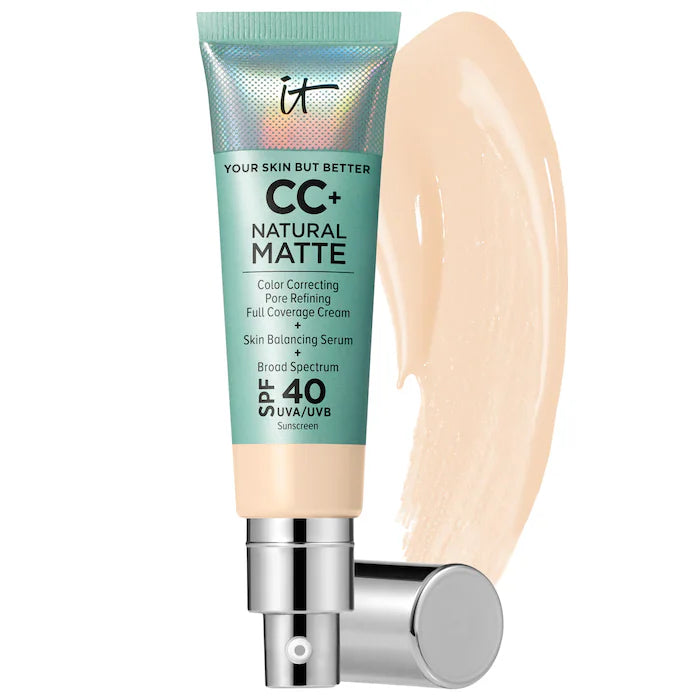 IT Cosmetics - CC+ Cream Natural Matte Foundation with SPF 40 *BAJO-PEDIDO**
