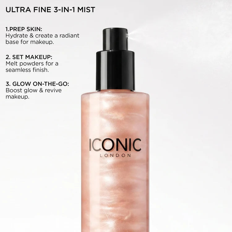 ICONIC LONDON - Prep-Set-Glow Hydrating Glowy Setting Spray