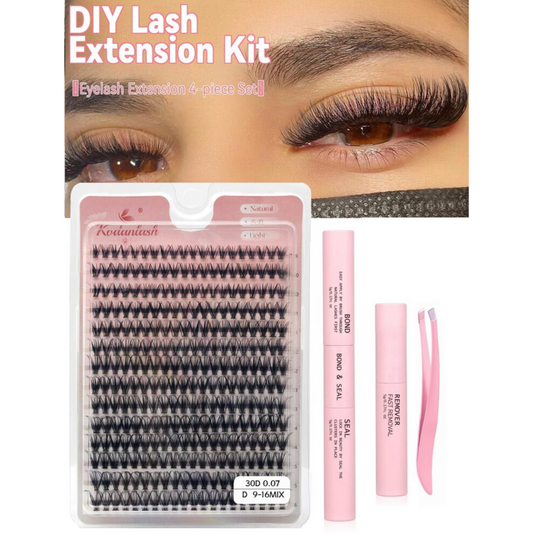Kit de Extension de Pestañas de 280 piezas Individuales Diy Lash