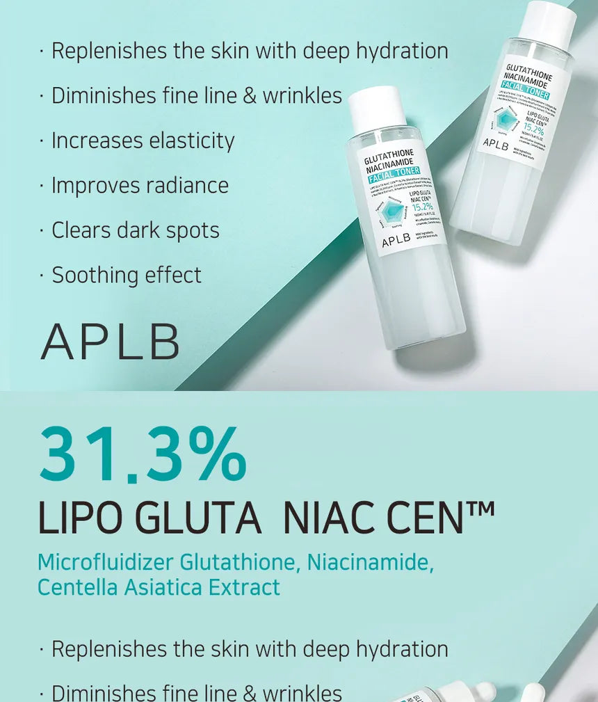 APLB - Glutathione Niacinamide Skin 4 Types Sachet Set