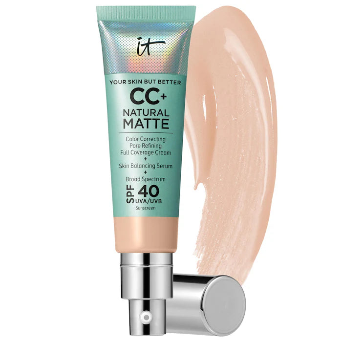 IT Cosmetics - CC+ Cream Natural Matte Foundation with SPF 40 *BAJO-PEDIDO**