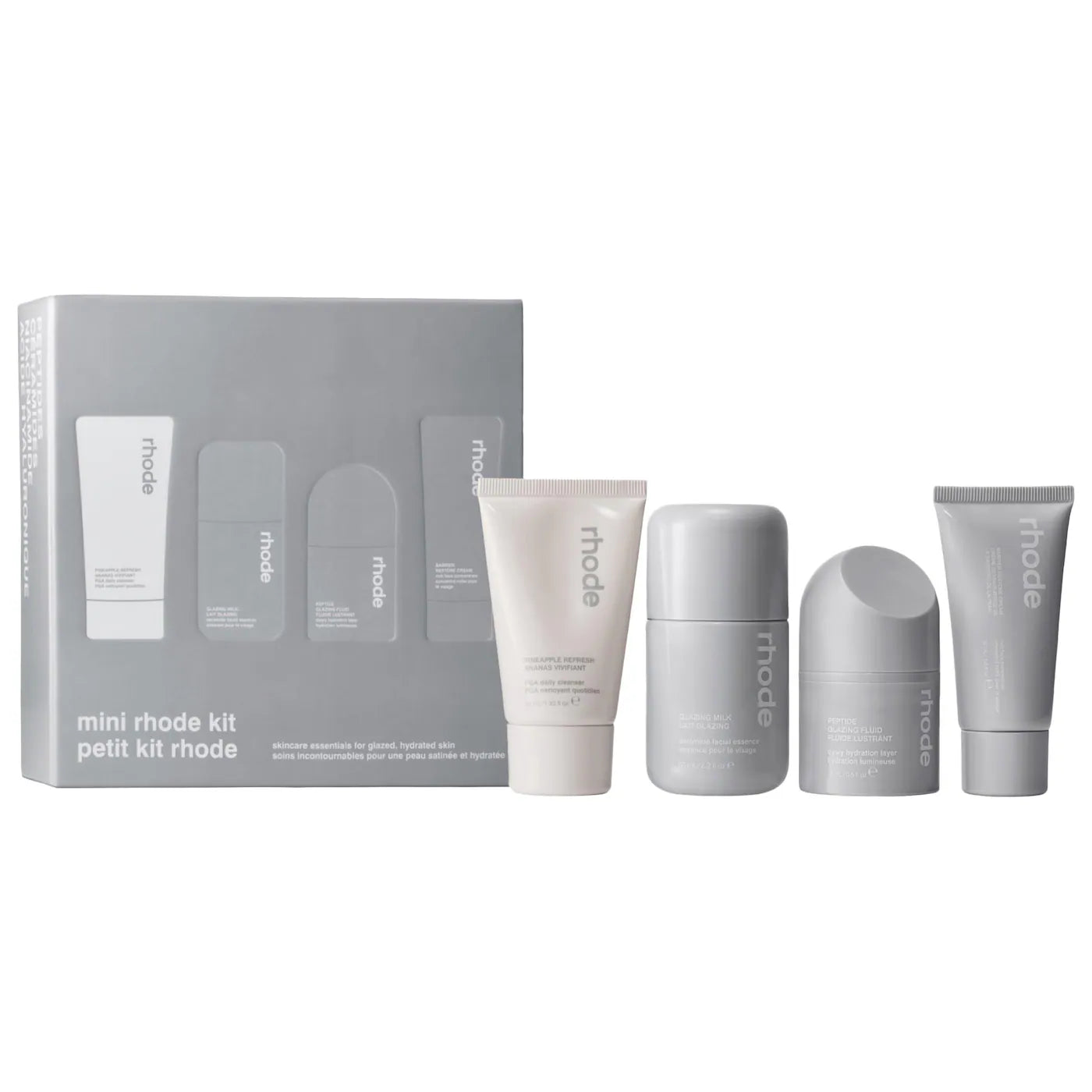 Rhde - Mini Rhode Kit Glazed Skincare Essentials **BAJO-PEDIDO**