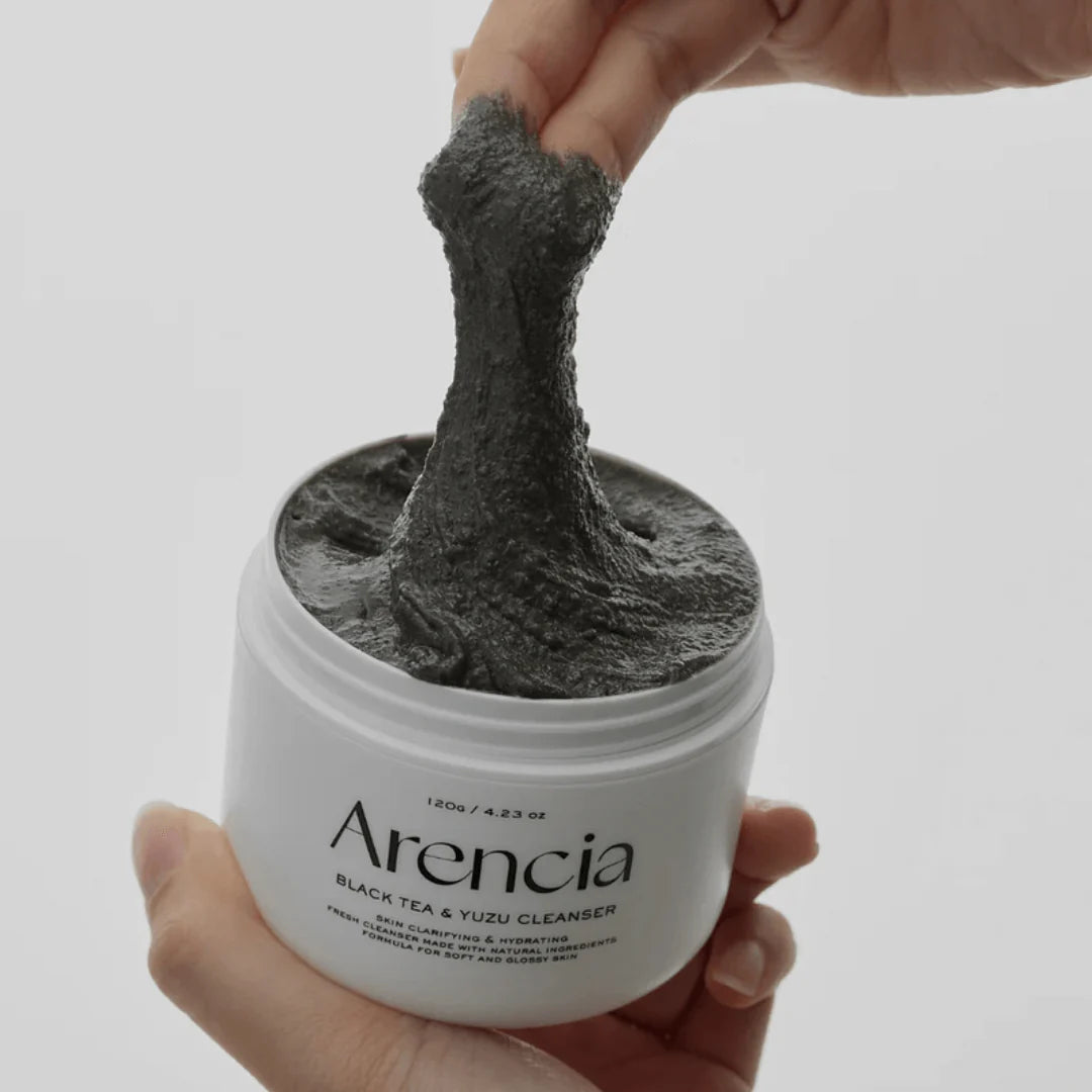 Arencia - Facial Black Tea Rice Mochi Cleanser