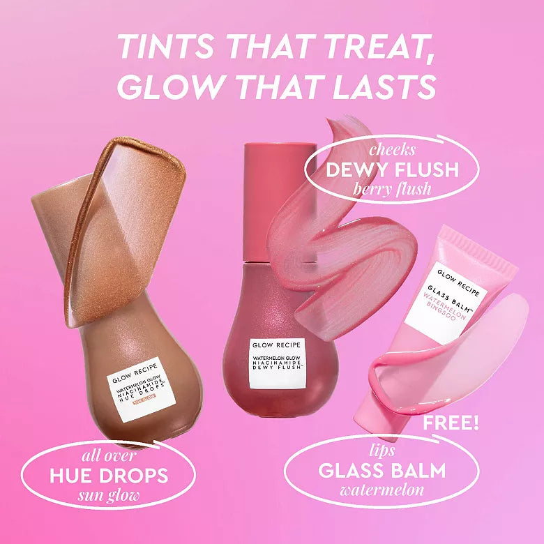 Glow Recipe - Best of Glow Hues - Tinted Serum, Cheek & Lip Gift Set  **BAJO-PEDIDO**