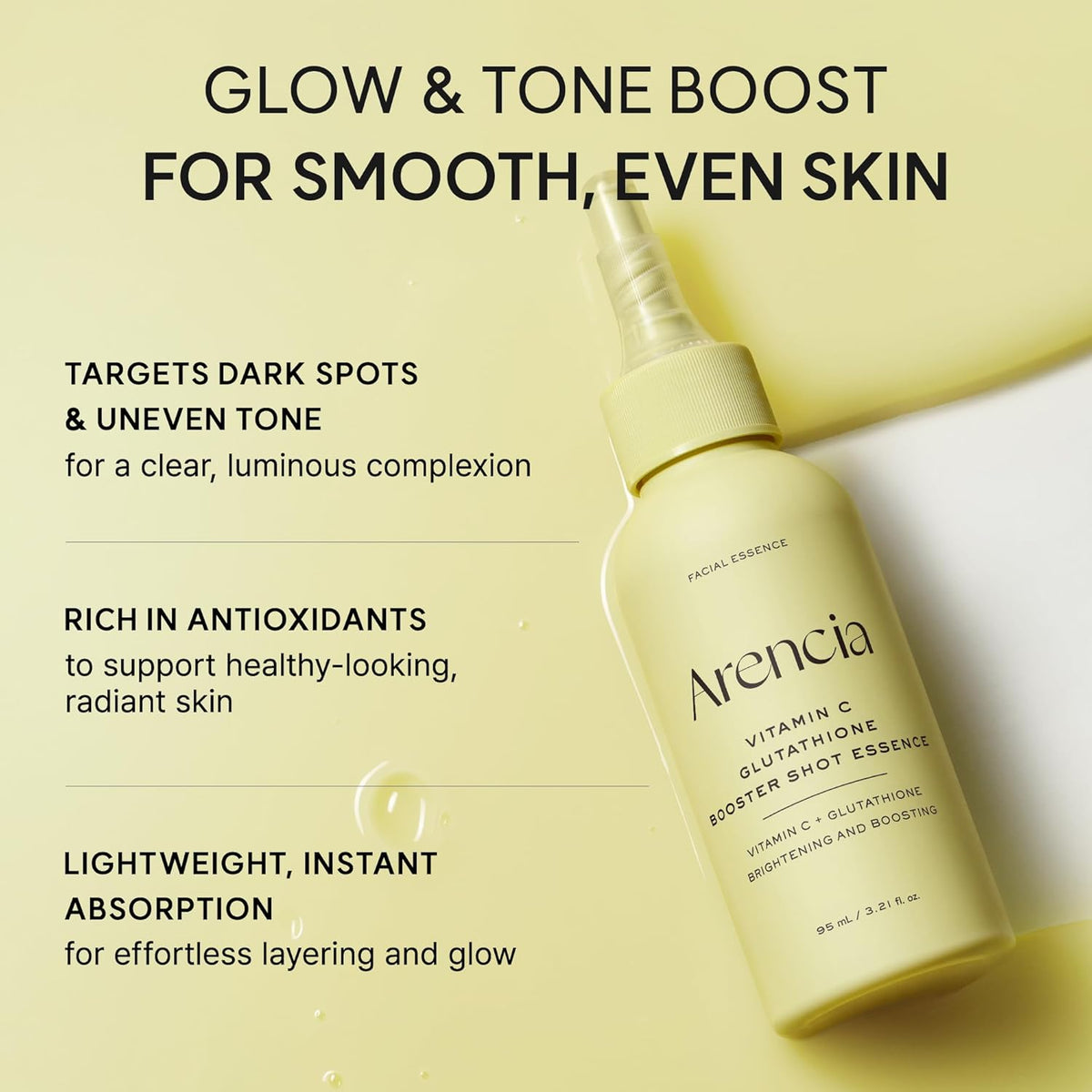 Arencia - Vitamin C Glutathione Booster Shot Essence