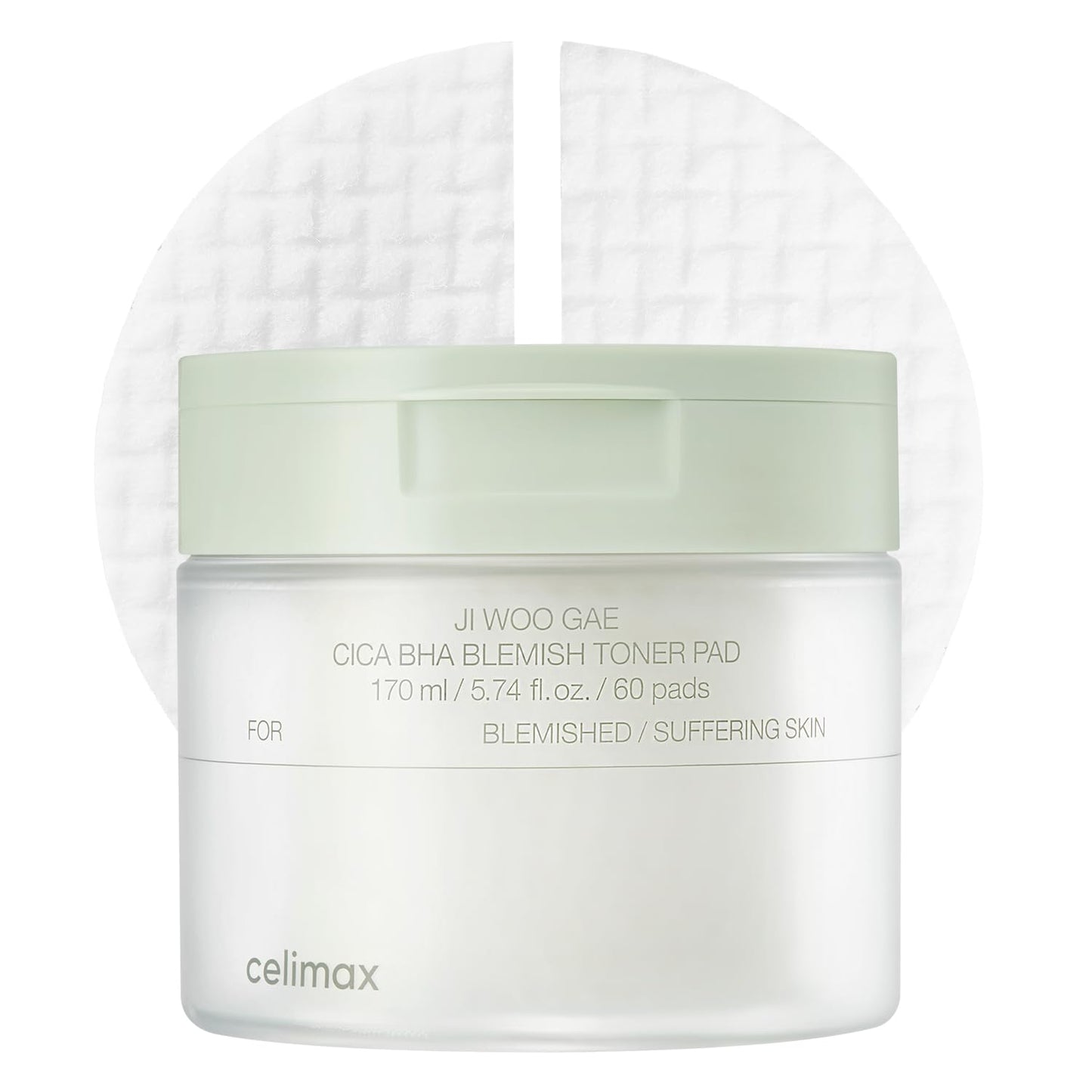 celimax -  JI WOO GAE Cica BHA Blemish Toner Pad