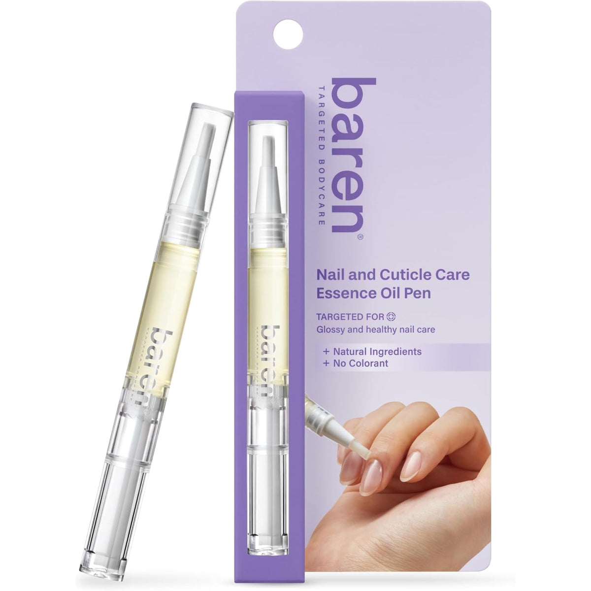 baren -  Aceite Para Uñas y Cutículas Nail and Cuticle Care Essence Oil Pen