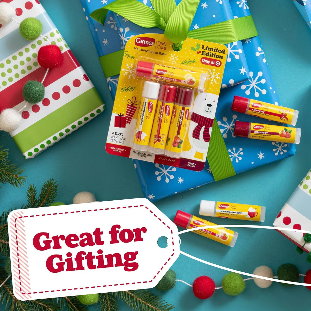 Carmex - Daily Care Holiday Limited Edition Lip Balm Sticks