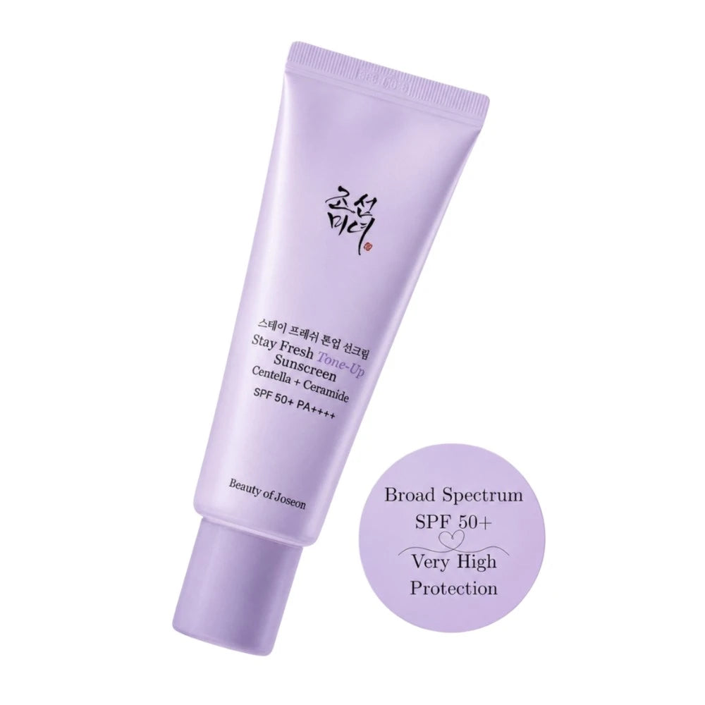 Beauty Of Joseon - Stay Fresh Tone-Up Sunscreen Centella + Ceramide SPF 50+ PA++++ Purple