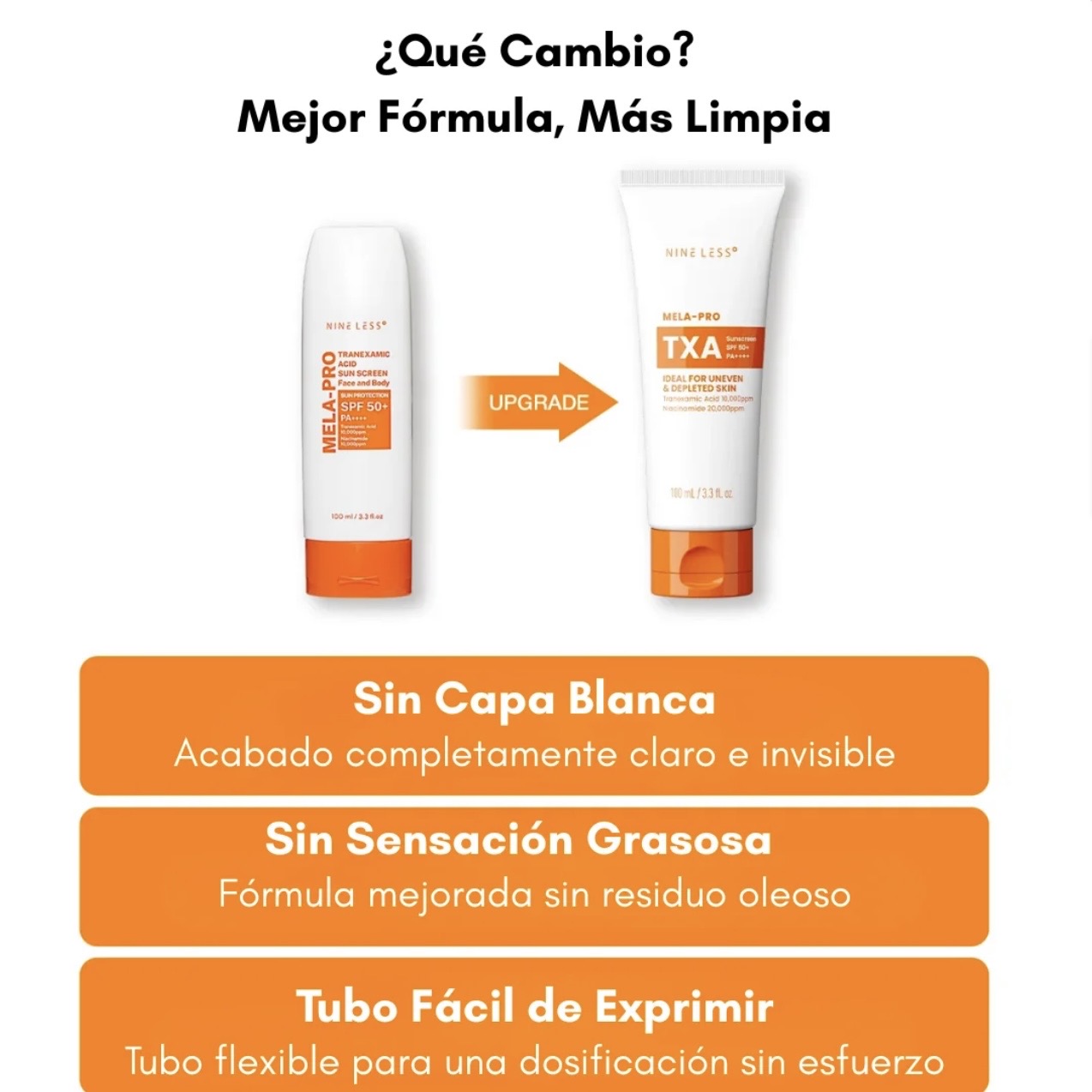 NINELESS - Protector Solar Mela-Pro Tranexamic Acid Sun Screen SPF50+PA++++ **BAJO PEDIDO**