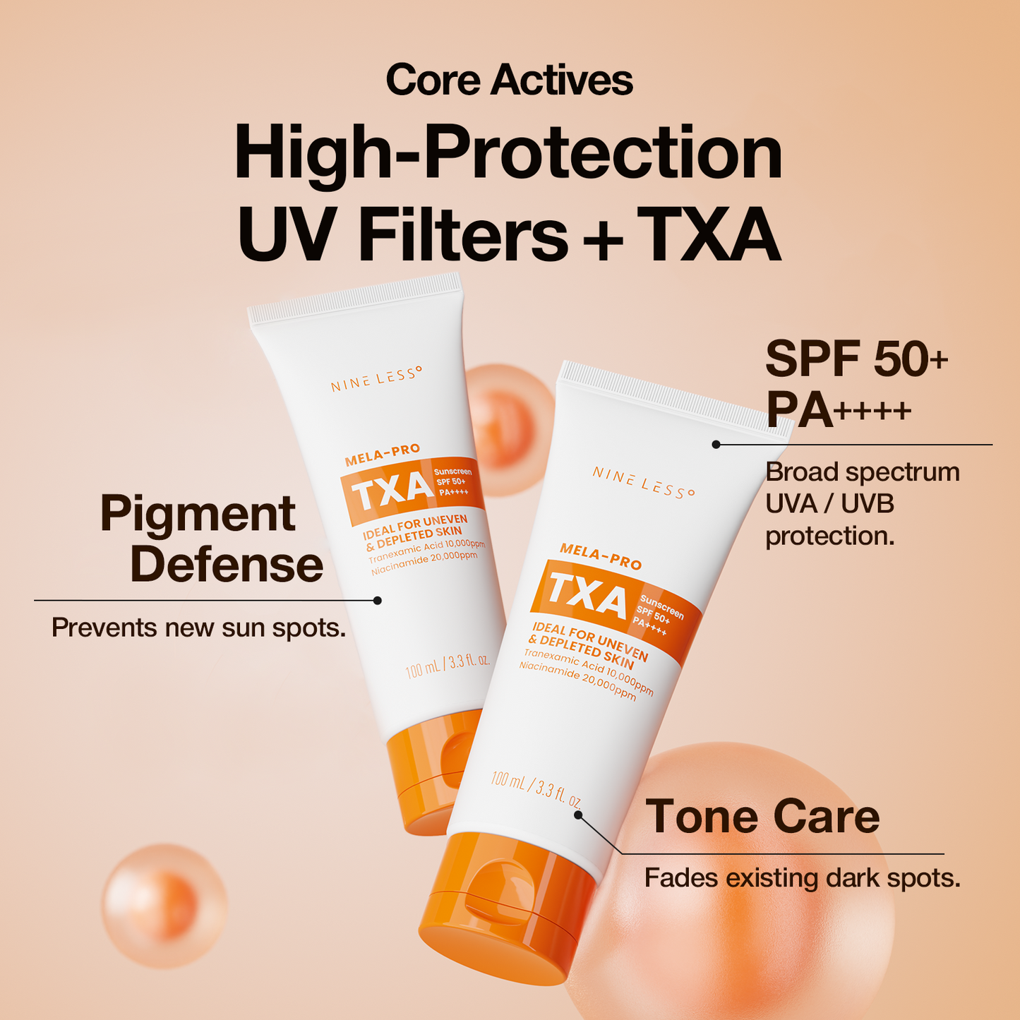 NINELESS - Mela-Pro TXA Sunscreen SPF 50+ PA++++