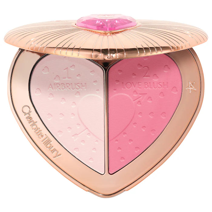Charlotte Tilbury - Pillow Talk Beauty Soulmates Airbrush Flawless Finish Brightening and Blush Powder Palette **BAJO-PEDIDO**