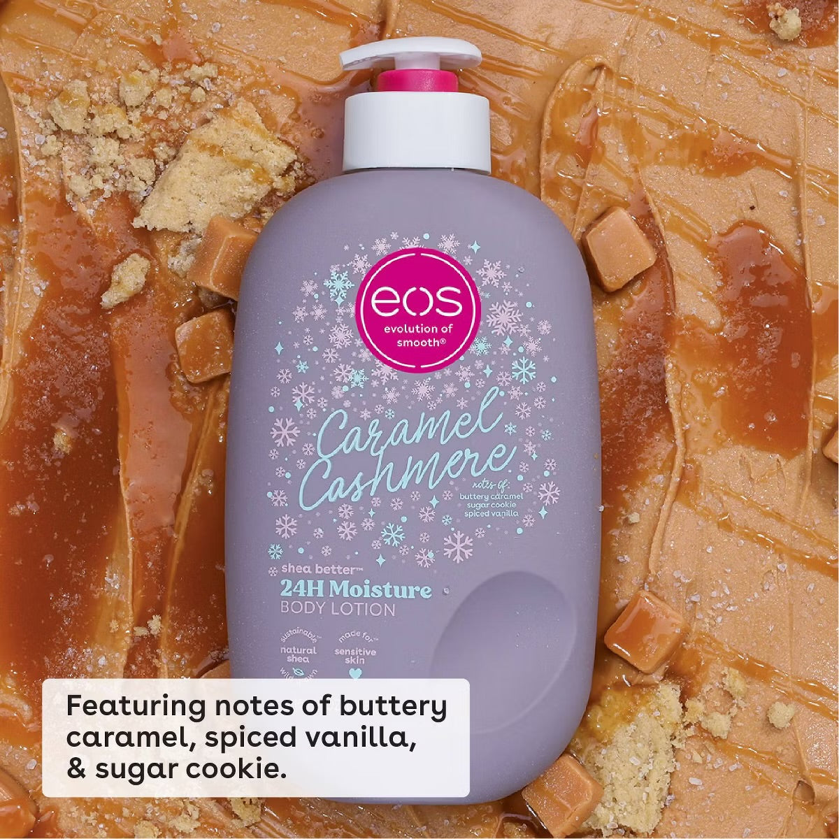 eos - Holiday Body Lotion - Caramel Cashmere