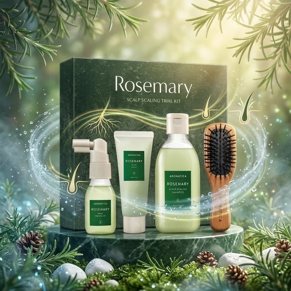 AROMATICA - Rosemary Scalp Scaling Trial Kit