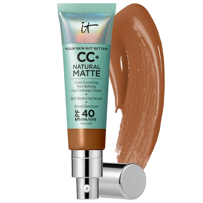 IT Cosmetics - CC+ Cream Natural Matte Foundation with SPF 40 *BAJO-PEDIDO**