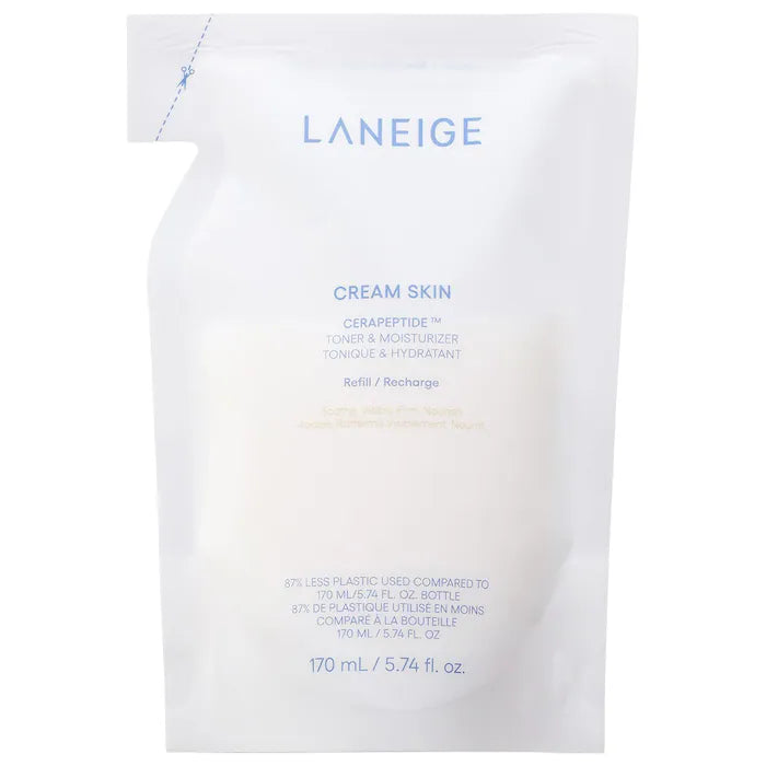 LANEIGE - Cream Skin Refillable Toner & Moisturizer with Ceramides and Peptides **BAJO-PEDIDO**