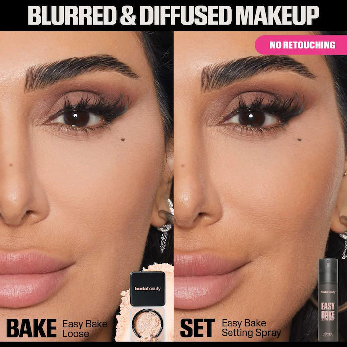 HUDA BEAUTY - Easy Bake Blurring Setting Spray with 16-Hour Wear