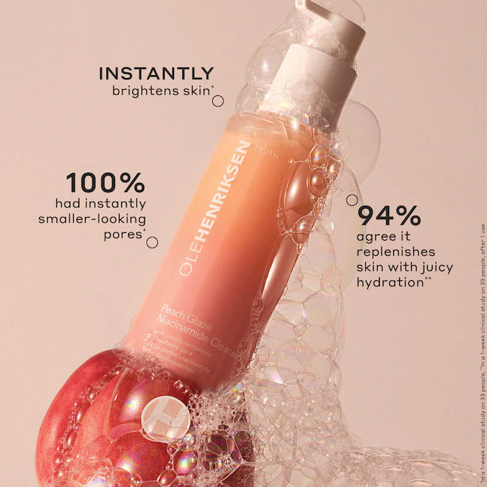 OLEHENRIKSEN - Peach Glaze Niacinamide Cleanser Mini