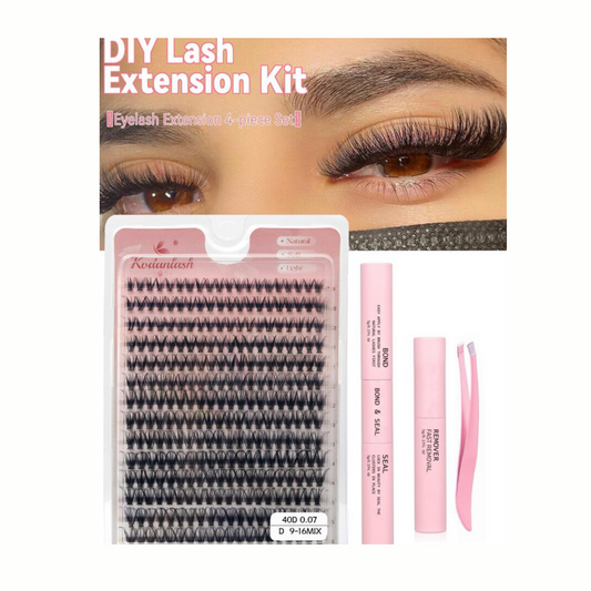 Kit de Extension de Pestañas de 280 piezas Individuales Diy Lash