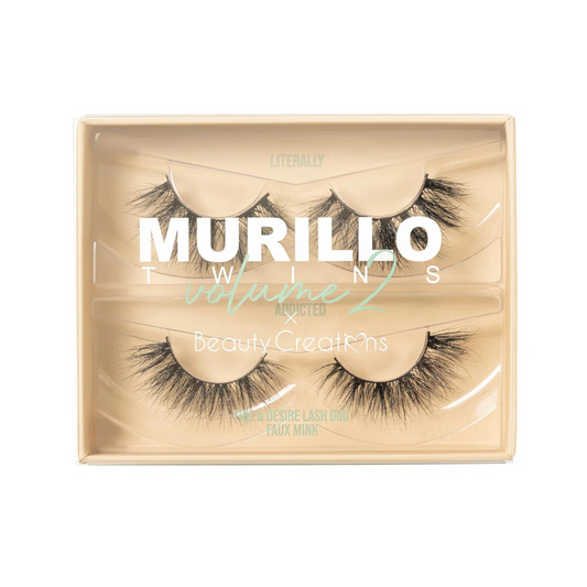 ✨Beauty Creations - Set de Pestañas Fire & Defire Lashes Murillo  Twins Vol. 2