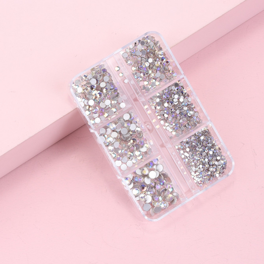 ✨Caja Decoración De Uñas Con Diamante De Imitación LILA #68398 - Shein