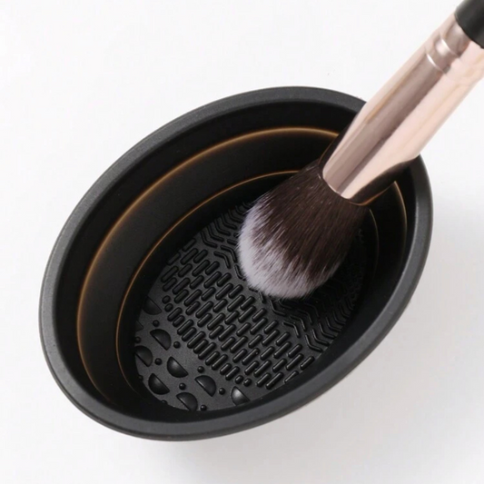 SHEIN - Almohadilla de Limpieza de Maquillaje Plegable de Silicona