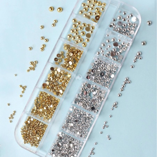 ✨Caja de Perlas Cromadas Multiusos #MJSP-1364- Shein