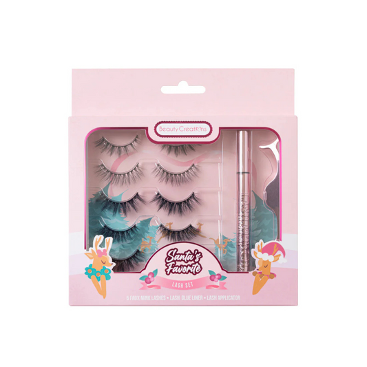 ✨Beauty Creations - Oh Deer Christmas Santa's Favorite Lash SET 3 piezas