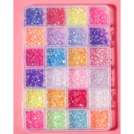 ✨Caja de Diamantes de imitación #x989