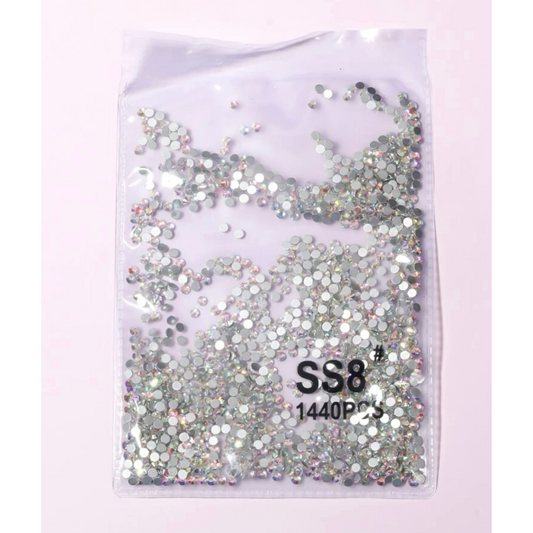 1 Paquete de Diamantes No.8 Multicolores (1,440 piezas)