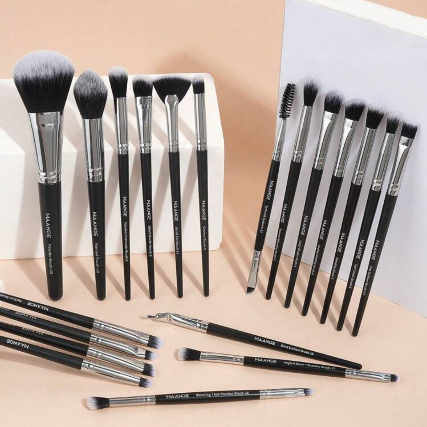 SHEIN Maange - SET de Brochas de Maquillaje  (20 Piezas)