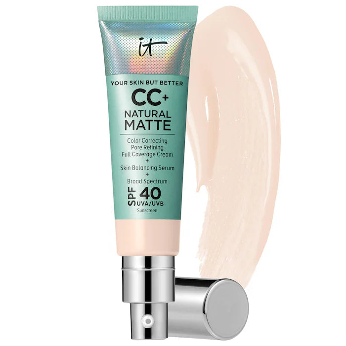 IT Cosmetics - CC+ Cream Natural Matte Foundation with SPF 40 *BAJO-PEDIDO**