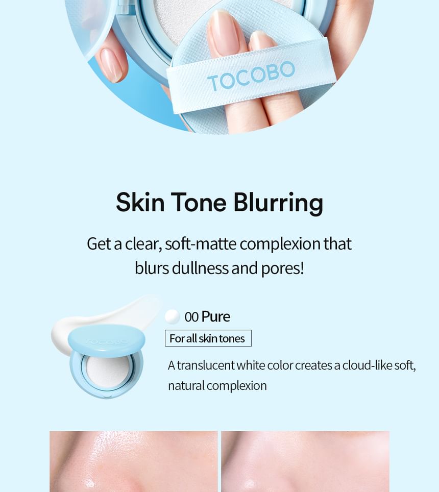 Tocobo - Mini Blur Finish Sun Cushion SPF50+PA++++