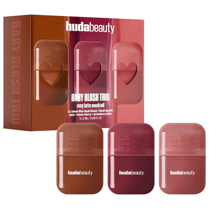 HUDA BEAUTY  Mini Blush Mocktail Trio Gift Set **BAJO-PEDIDO**
