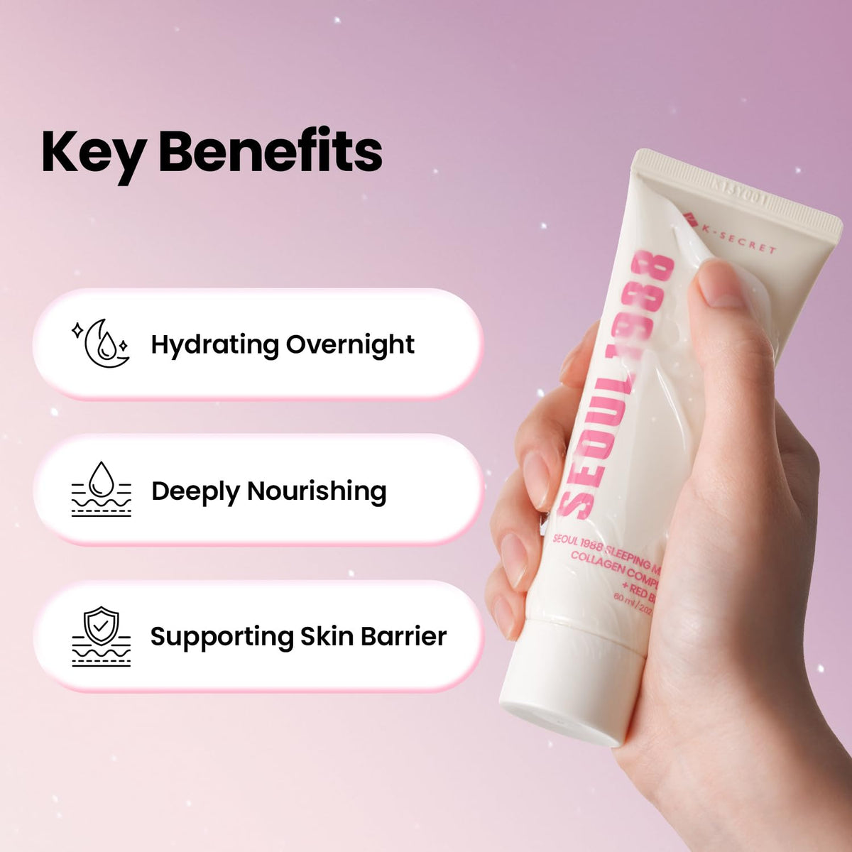 KSECRET - SEOUL 1988 Sleeping Mask : Collagen Complex 7 + Red Bean