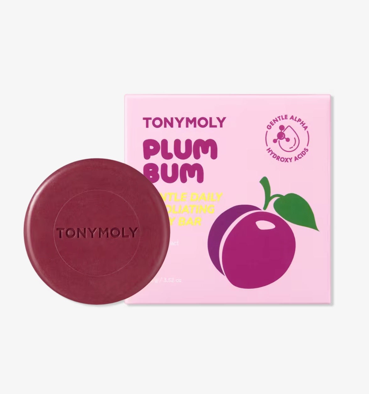 TONYMOLY - Plum Bum AHA Body Buffing Bar **BAJO-PEDIDO**