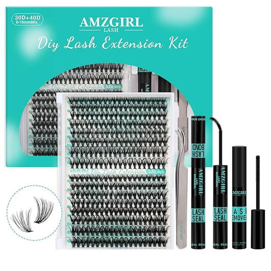AMZGIRL LASH - Kit de Racimos de 320 Unidades