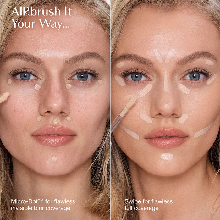 Charlotte Tilbury  Airbrush Flawless Crease-Proof Long-Wear Blur Concealer with Hyaluronic Acid **BAJO-PEDIDO**