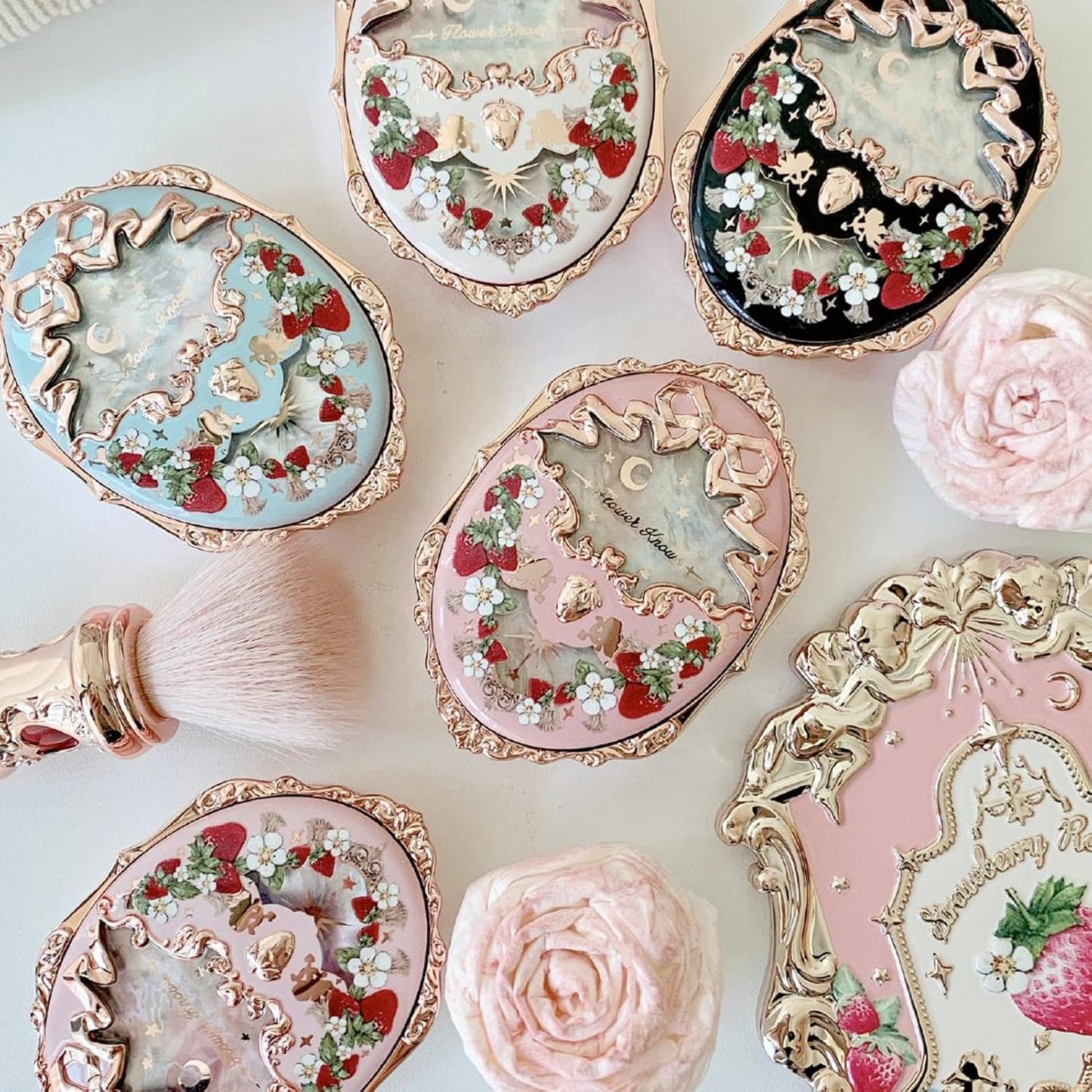 Flower Knows - Strawberry Rococo Embossed Blush