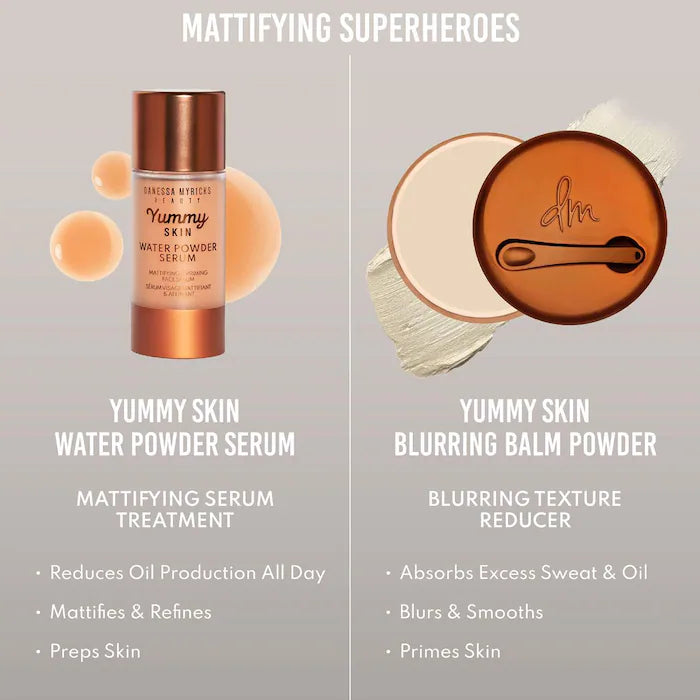 Danessa Myricks Beauty  Yummy Skin Mattifying Water Powder Serum with Niacinamide and Hyaluronic Acid  **BAJO-PEDIDO**