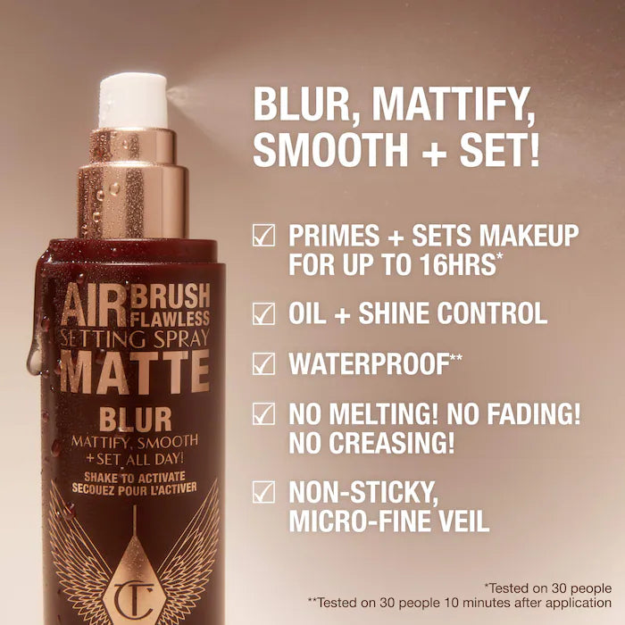 Charlotte Tilbury - Airbrush Flawless Matte Blurring & Waterproof Setting Spray