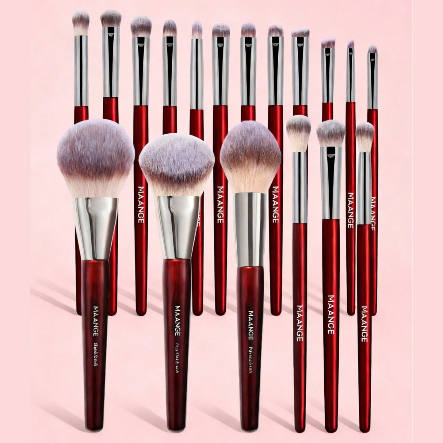 MAANGE - Set de 18 Brochas de Maquillaje Profesional