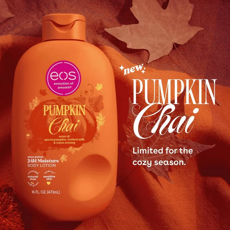 eos - 24H Moisture Body Lotion - Pumpkin Cha **BAJO-PEDIDO**