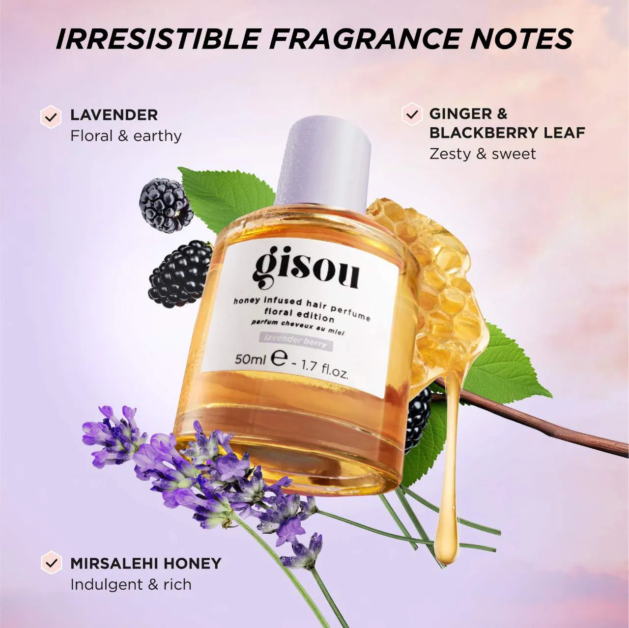 Gisou  Mini Lavender Berry Honey Infused Hair Perfume **BAJO-PEDIDO**