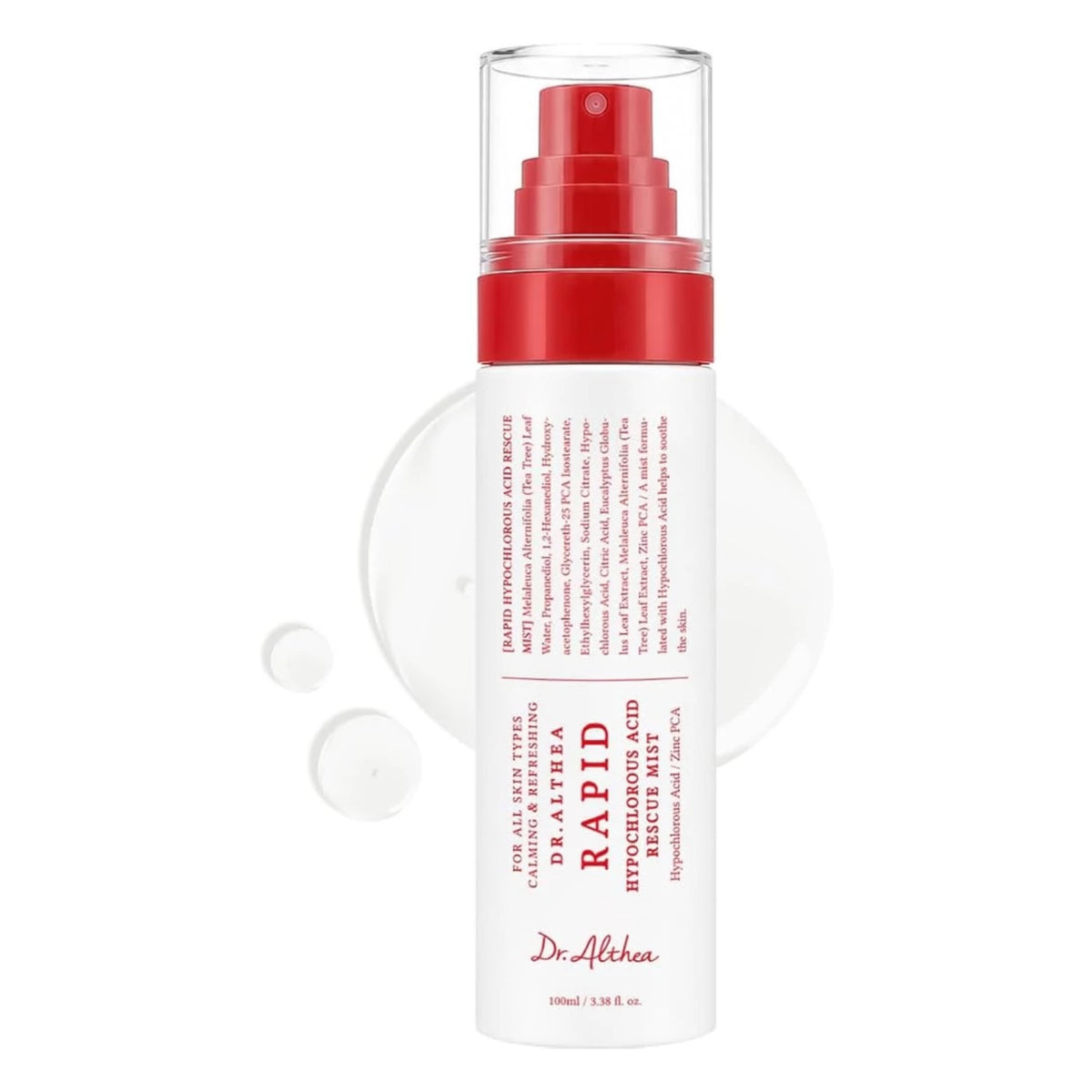 Dr. Althea - Rapid Hypochlorous Acid Rescue Mist