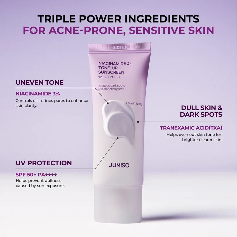 JUMISO - Niacinamide 3+ Tone-Up Sunscreen