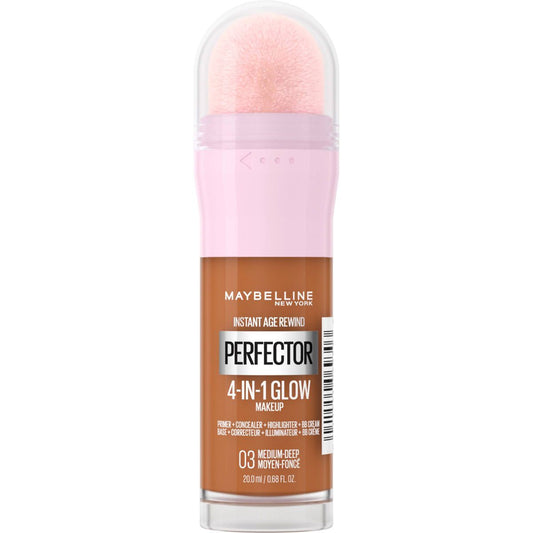 Maybelline - Instant Age Rewind Instant Perfector 4-in-1 Glow Foundation Makeup **BAJO-PEDIDO**