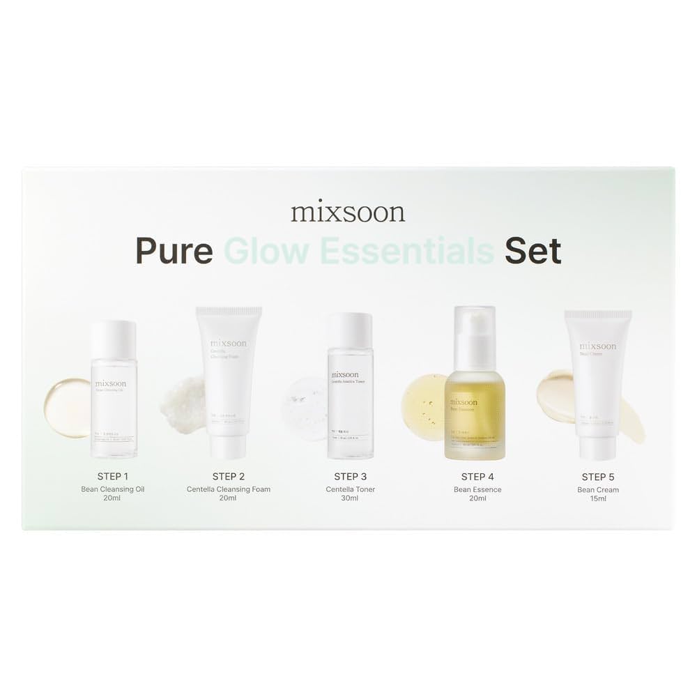 Mixsoon - Pure Glow Essentials Set (5 pasos)