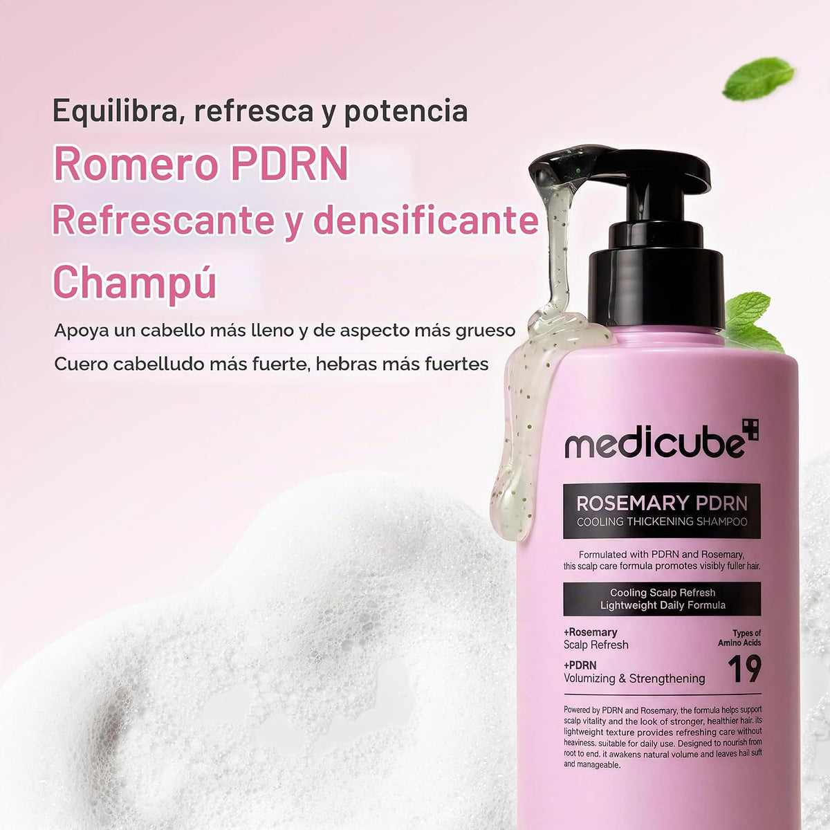 Medicube - Rosemary PDRN Cooling Thickening Shampoo