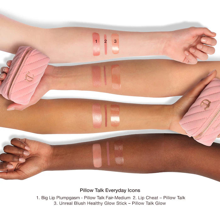 Charlotte Tilbury  Pillow Talk Everyday Icons Lip & Cheek Makeup Gift Set **BAJO-PEDIDO**